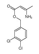 (3,4-dichlorophenyl)methyl 3-aminobut-2-enoate结构式