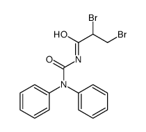 2,3-dibromo-N-(diphenylcarbamoyl)propanamide结构式