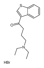 1-(1-benzothiophen-3-yl)-4-(diethylamino)butan-1-one,hydrobromide结构式