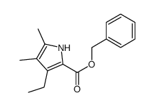 benzyl 3-ethyl-4,5-dimethyl-1H-pyrrole-2-carboxylate结构式