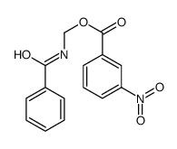 benzamidomethyl 3-nitrobenzoate结构式