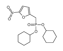 2-(dicyclohexyloxyphosphorylmethyl)-5-nitrofuran Structure