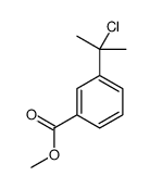 methyl 3-(2-chloropropan-2-yl)benzoate结构式