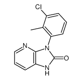 3-(3-chloro-2-methyl-phenyl)-1,3-dihydro-imidazo[4,5-b]pyridin-2-one Structure