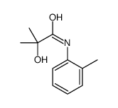 2-hydroxy-2-methyl-N-(2-methylphenyl)propanamide结构式