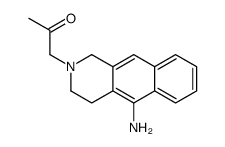 1-(5-amino-3,4-dihydro-1H-benzo[g]isoquinolin-2-yl)propan-2-one Structure