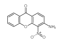 9H-Xanthen-9-one,3-amino-4-nitro-结构式