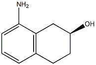 (S)-8-amino-1,2,3,4-tetrahydronaphthalen-2-ol结构式