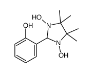 2-(1,3-dihydroxy-4,4,5,5-tetramethylimidazolidin-2-yl)phenol Structure
