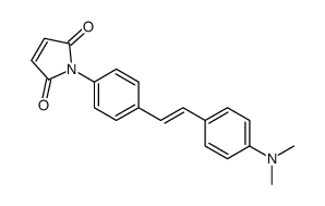 1-[4-[2-[4-(Dimethylamino)phenyl]ethenyl]phenyl]-1H-pyrrole-2,5-dione Structure