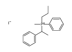 methyl-phenyl-(1-phenylethyl)-propylphosphanium,iodide Structure