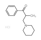 2-methyl-1-phenyl-3-(1-piperidyl)propan-1-one Structure