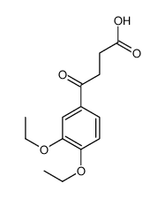 4-(3,4-二乙氧基苯基)-4-氧代丁酸结构式