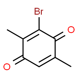 2,5-Cyclohexadiene-1,4-dione, 3-bromo-2,5-dimethyl- (9CI)结构式