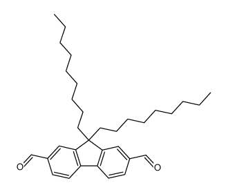 9,9-dinonyl-9H-fluorene-2,7-dicarboxaldehyde结构式