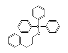 triphenyl(3-phenylpropoxy)silane Structure