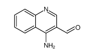 4-aminoquinoline-3-carbaldehyde结构式