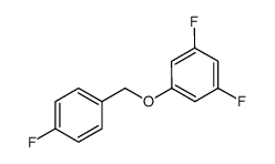 3,5-difluoro-(4-fluoro-benzyloxy)-benzene结构式