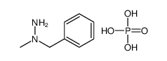 1-benzyl-1-methylhydrazine,phosphoric acid Structure