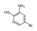 3-amino-5-bromo-1H-pyridine-2-thione结构式