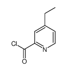 2-Pyridinecarbonyl chloride, 4-ethyl- (9CI)结构式