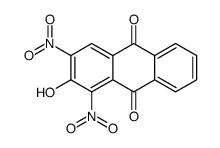2-hydroxy-1,3-dinitroanthraquinone Structure