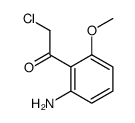 1-(2-amino-6-methoxyphenyl)-2-chloroethanone结构式