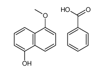 benzoic acid,5-methoxynaphthalen-1-ol Structure