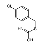 S-[(4-chlorophenyl)methyl] carbamothioate结构式