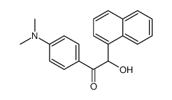 1-[4-(dimethylamino)phenyl]-2-hydroxy-2-naphthalen-1-ylethanone结构式