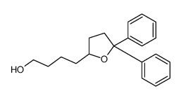 4-(5,5-diphenyloxolan-2-yl)butan-1-ol结构式