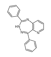 2,5-diphenyl-3H-pyrido[6,7-b]-1,3,4-triazepine Structure