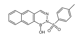 2-(toluene-4-sulfonyl)-2H-naphtho[2,3-d][1,2,3]diazaborinin-1-ol结构式