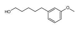 5-(3-methoxyphenyl)pentan-1-ol结构式