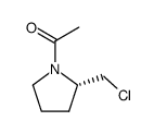 (S)-1-(2-(chloromethyl)pyrrolidin-1-yl)ethan-1-one Structure