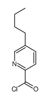 5-butylpyridine-2-carbonyl chloride Structure