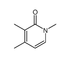 1,3,4-trimethyl-1H-pyridin-2-one结构式