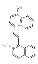 5-[(E)-2-(2-methyl-1H-isoquinolin-1-yl)ethenyl]quinolin-8-ol Structure