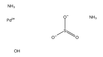 diammonium palladium(2+) disulphite结构式