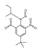 N-butan-2-yl-N-(4-tert-butyl-2,6-dinitrophenyl)nitrous amide结构式