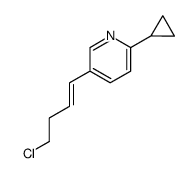 5-(4-Chlor-1-butenyl)-2-cyclopropylpyridin Structure