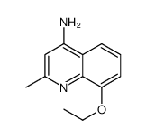 4-Quinolinamine,8-ethoxy-2-methyl-(9CI)结构式