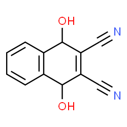 2,3-Naphthalenedicarbonitrile, 1,4-dihydro-1,4-dihydroxy- (9CI) Structure