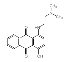 9,10-Anthracenedione,1-[[2-(dimethylamino)ethyl]amino]-4-hydroxy-结构式