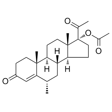 安宫黄体酮结构式