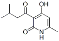 4-Hydroxy-3-isovaleryl-6-methyl-2(1H)-pyridone Structure