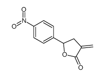 3-methylidene-5-(4-nitrophenyl)oxolan-2-one Structure