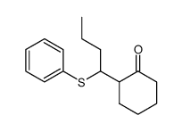 2-(1-phenylthiobutyl)cyclohexanone Structure