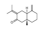 (+/-)-eudesma-4(14),7(11)-dien-8-one Structure