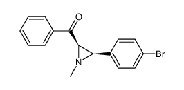 ((2R,3R)-3-(4-bromophenyl)-1-methylaziridin-2-yl)(phenyl)methanone Structure